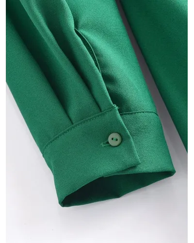 Rochie verde midi