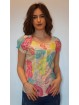 Bluza eleganta cu imprimeu discret floral