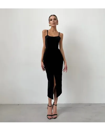 Rochie neagra cu spatele gol